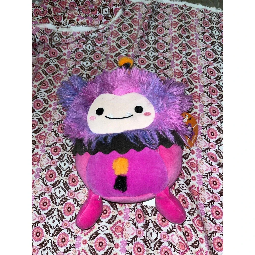 Squishmallows Woxie the Halloween Bigfoot Clown 12”